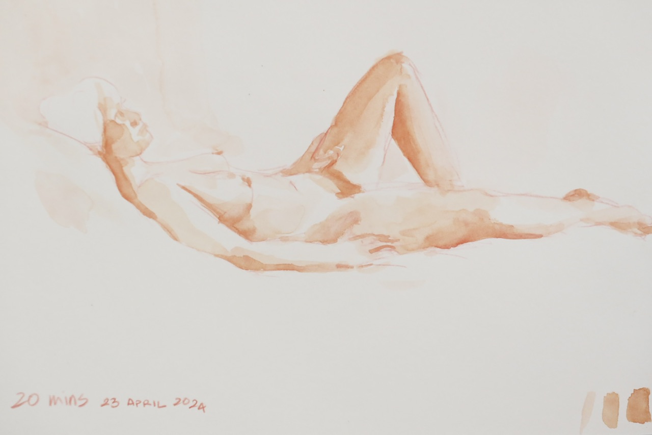 IMG_5620.jpeg|watercolour sketch of a nude woman, lying down